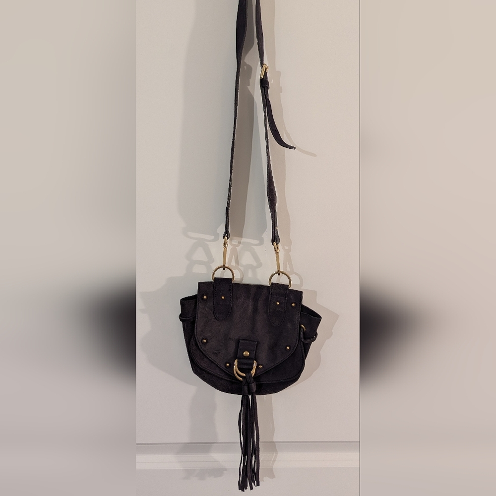 See By Chloe Purple Gray Midnight Collins Mini Crossbody Bag
